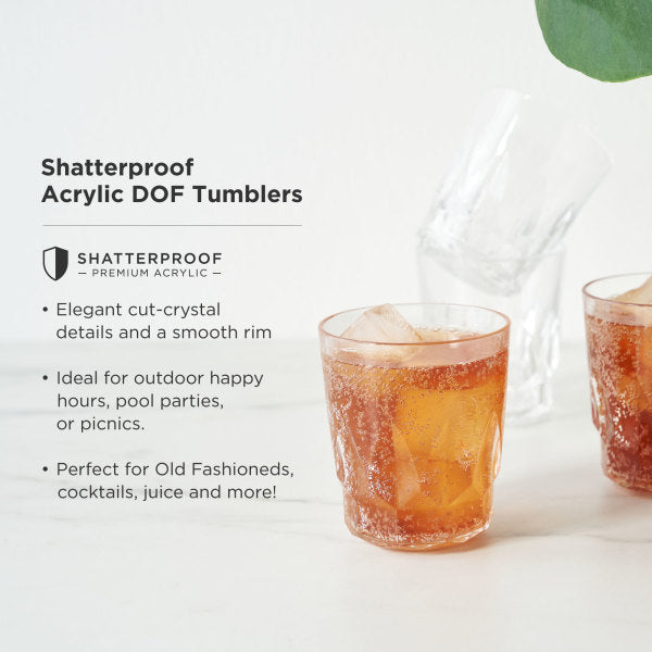 Shatterproof Acrylic DOF Tumblers (10963)