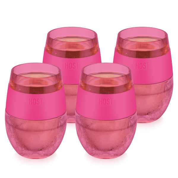 Wine FREEZE Translucent Cooling Cups by HOST