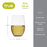 Vino Stemless White Wine Glass by True set of 4 (11550)