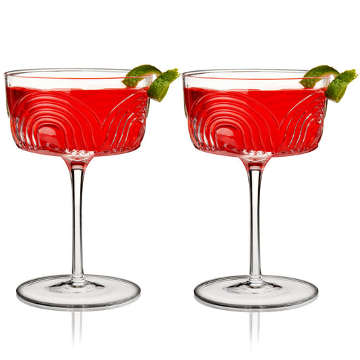 Deco Beau Crystal Coupes Viski® (11385)