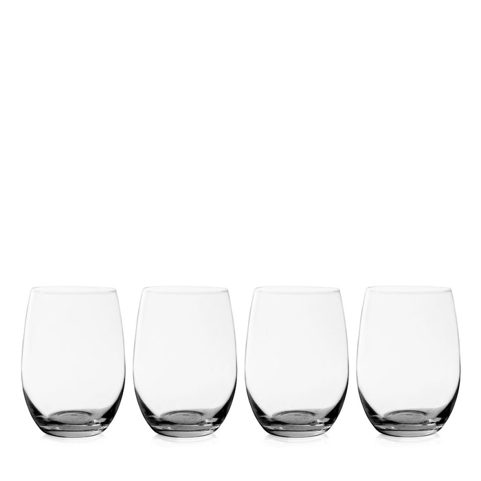 Vino Stemless White Wine Glass by True set of 4 (11550)