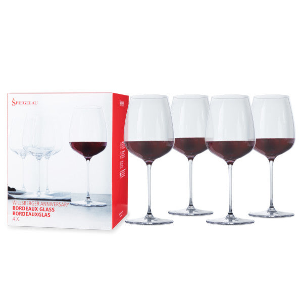 Spiegelau Willsberger 22.4 oz Bordeaux glass, set of 4 (1416177)