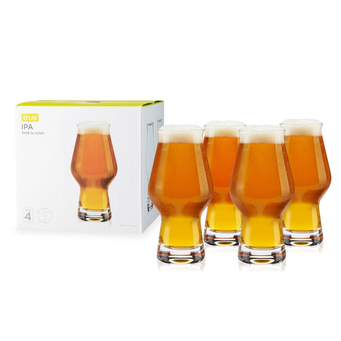 IPA Beer Glasses, Set of 4 by True (9955)