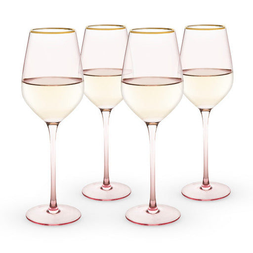 Rose 14 oz. Crystal White Wine Glass Set of 4 by TwineÂ®(10835)