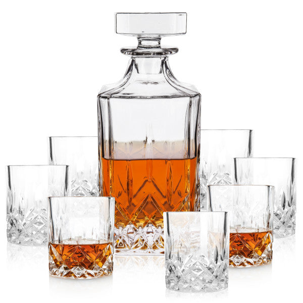 8 Pc Admiral Glassware Set in SIOC pkg by Viski (10839)