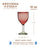 Rosado Stemmed Wine Glass Set by Twine Living (11025)