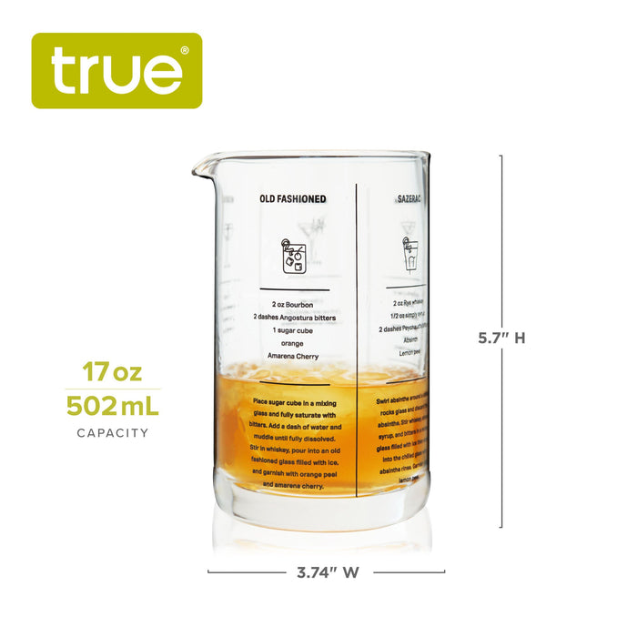 Recipe Mixing Glass by True (11016)