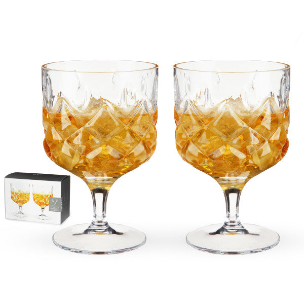 Stemmed Admiral Cocktail Glasses by Viski (10915)