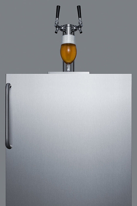 Summit - 24" Wide Built-In Kegerator, ADA Compliant (SBC58BLBICSSADA)