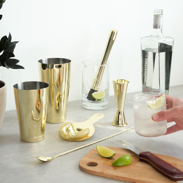 Gold 7- Piece Bar Essentials Set by Viski (11168)