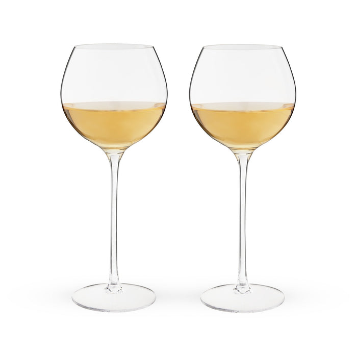 Linger Crystal White Wine Glass Set by Twine Living® (10755)