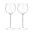 Linger Crystal White Wine Glass Set by Twine Living® (10755)