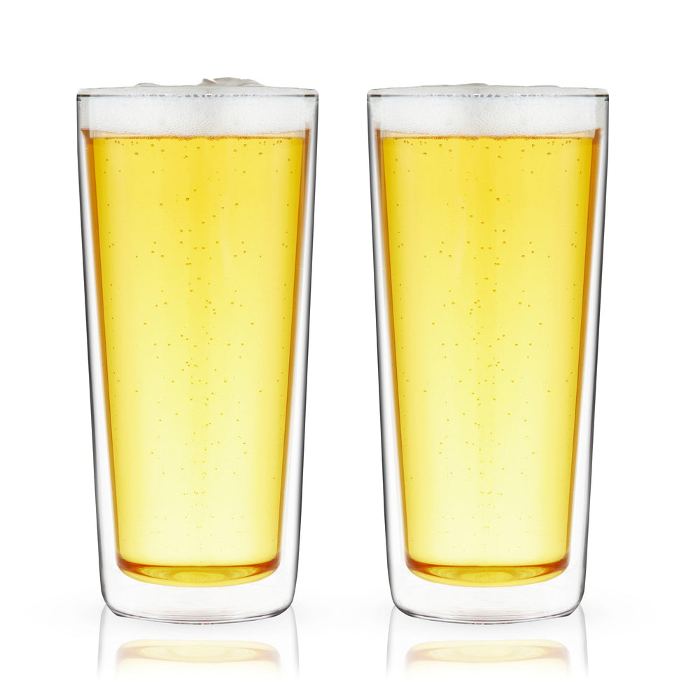 Double Walled Pint Glasses by True