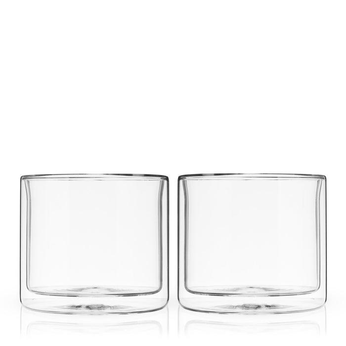 Double Walled Old Fashioned Glasses by True (set of 2)