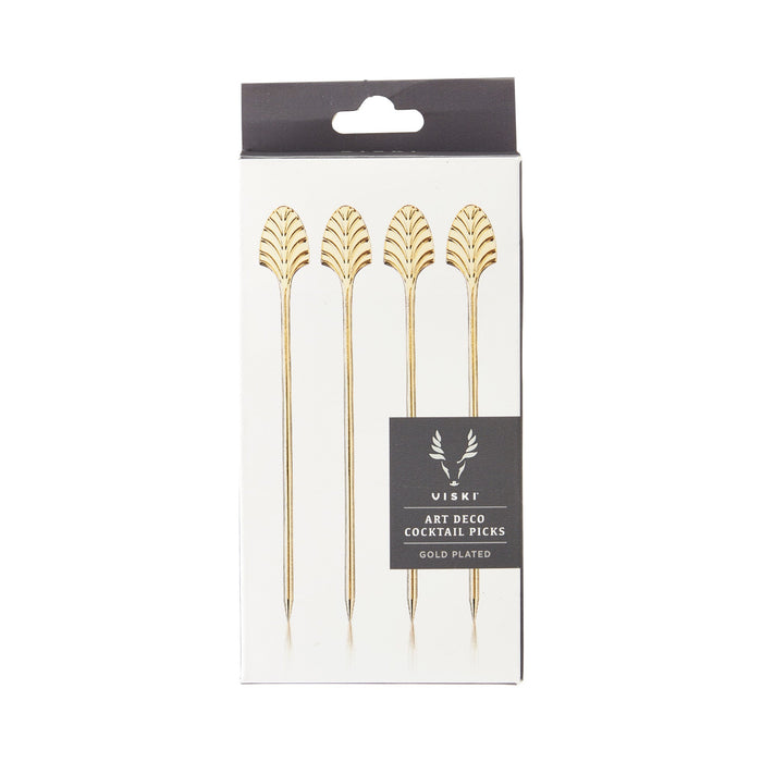 Gold Art Deco Cocktail Picks by Viski® (9487)