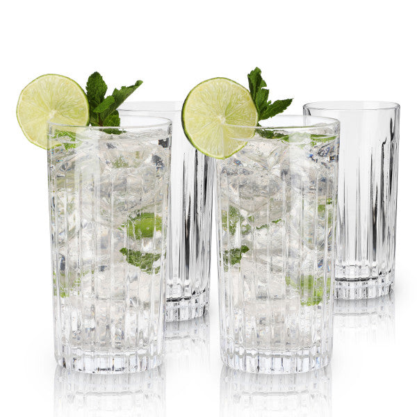 Reserve European Crystal Highball Tumblers by Viski® (10108)