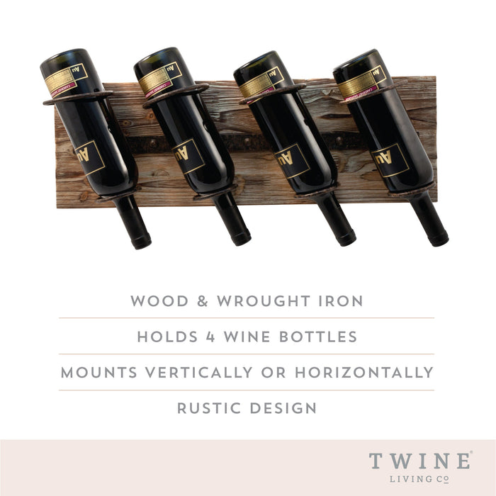 Metal and Wood Wine Rack by Twine® (2741)