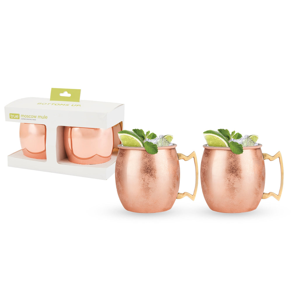 Moscow Mule: Copper Cocktail Mug, 2 Pack, by True (7119)