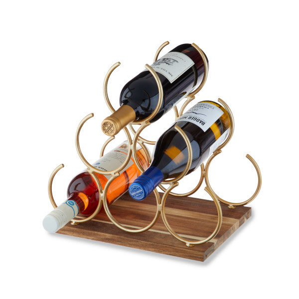 Pyramid 6 Bottle Wine Rack by Twine (10546)