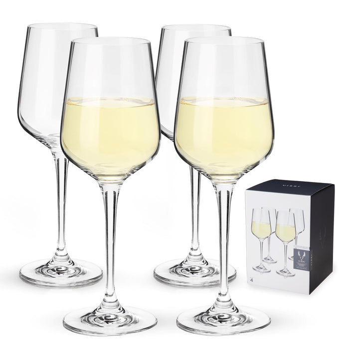 Reserve European Crystal Chardonnay Glasses by Viski® (10102)