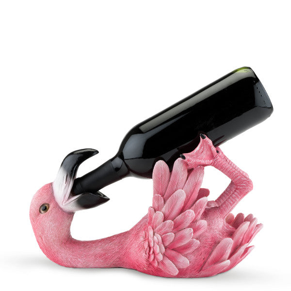 Polyresin Flirty Flamingo Bottle Holder by True (5302)