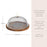 Modern Manor Slate & Acacia Cheese Board w/ Dome by Twine (10935)