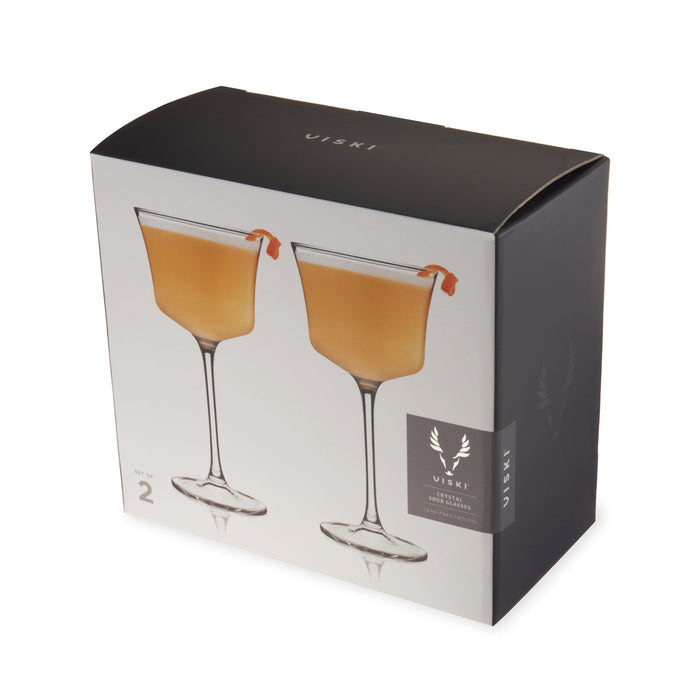 Crystal Sour Glasses by Viski