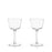 Angled Crystal Nick & Nora Glasses by Viski® (6424)