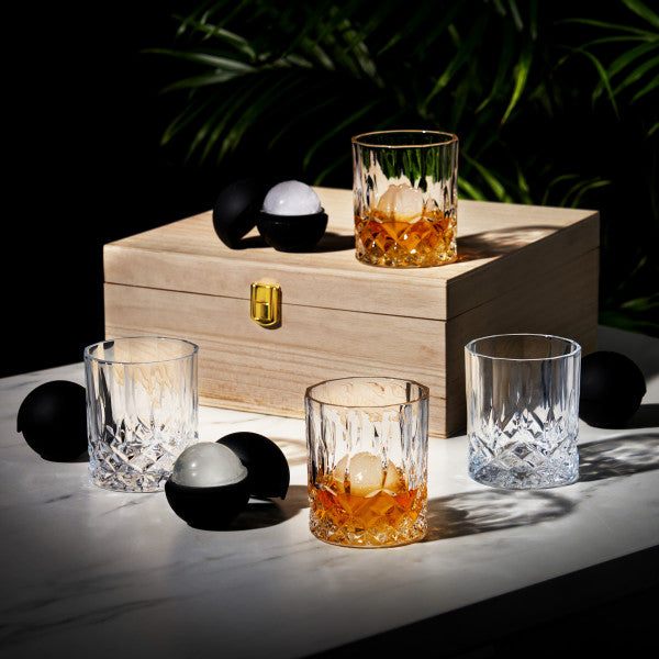 Liquor Glass and Ice Sphere Box Set by Viski (10918)