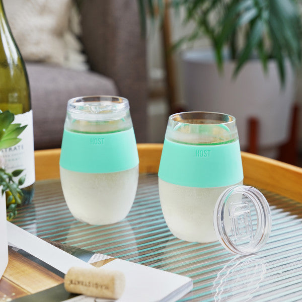 Wine FREEZE™ Cooling Cups and lids (Set of 2) by HOST