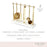 Gold & Marble Bar Tool Set by Twine (10611)