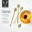 Gold Art Deco Cocktail Picks by Viski® (9487)