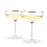 Copper Rim Crystal Coupe Set by Twine®