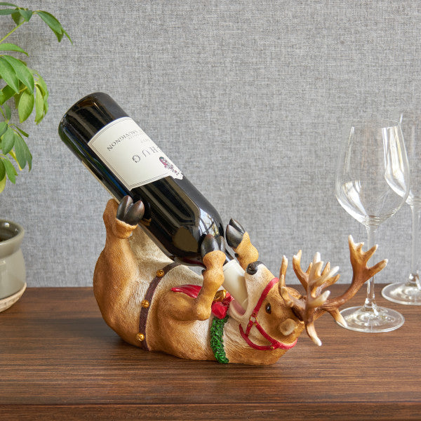 Reindeer Wine Bottle Holder by True (5771)