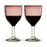 Rosado Stemmed Wine Glass Set by Twine Living (11025)