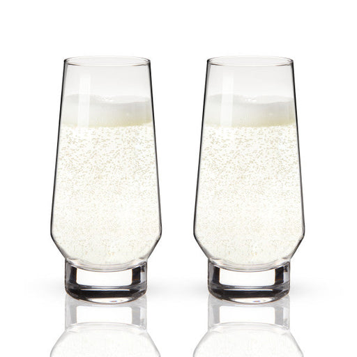 Weighted Stemless Champagne Flutes by Viski (11021)