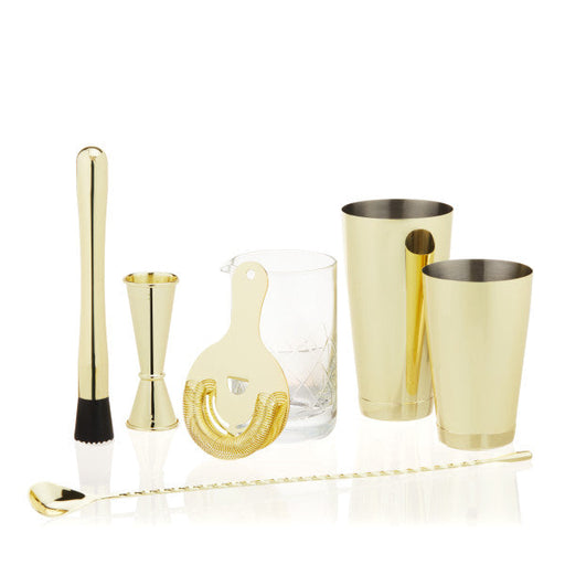 Gold 7- Piece Bar Essentials Set by Viski (11168)