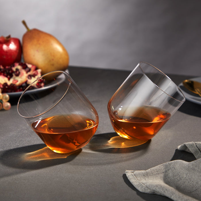 Rolling Crystal Whiskey Tumblers by Viski® (9853)