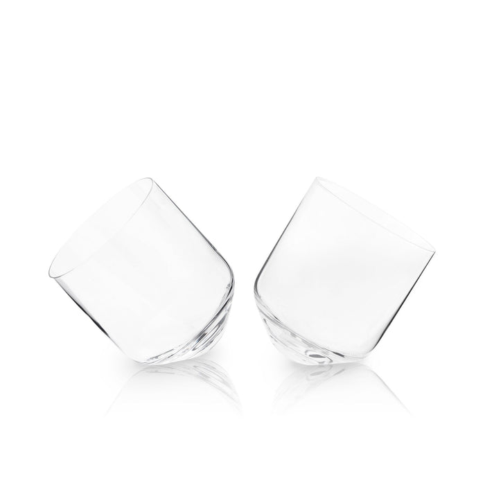 Rolling Crystal Whiskey Tumblers by Viski® (9853)