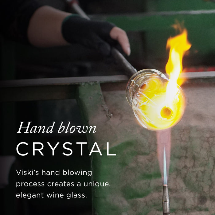 Rolling Crystal Wine Glasses by Viski® (3720)