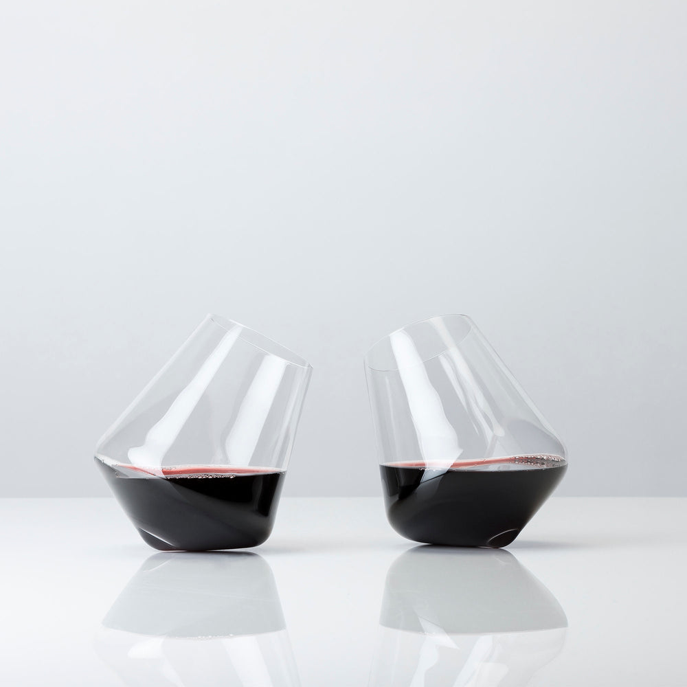 Rolling Crystal Wine Glasses by Viski® (3720)