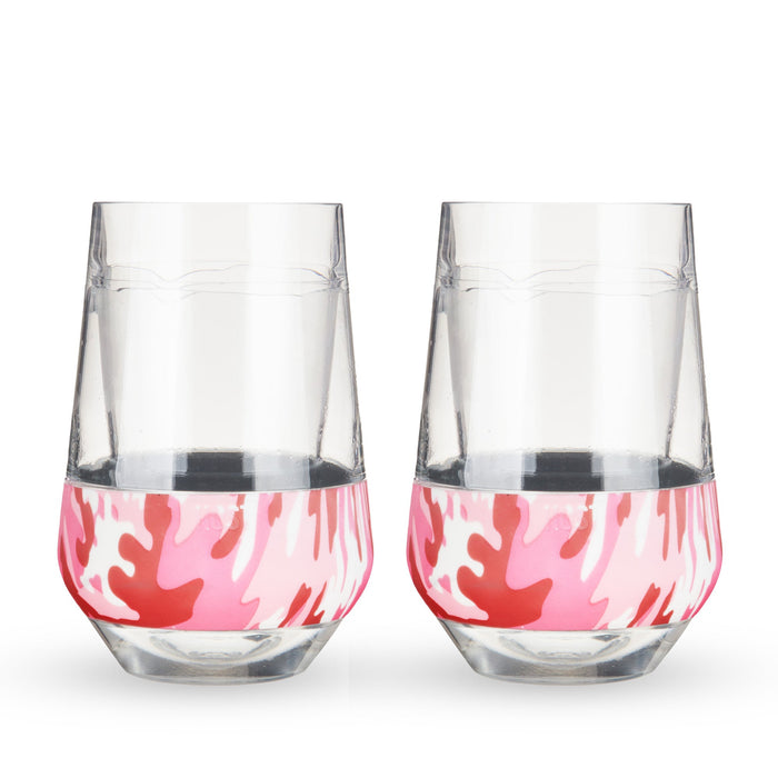 Wine FREEZE™ XL in Pink Camo (set of 2) by HOST® (10030)