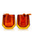 Double Walled Aurora Tumblers in Amber set of 2 by Viski (11188)