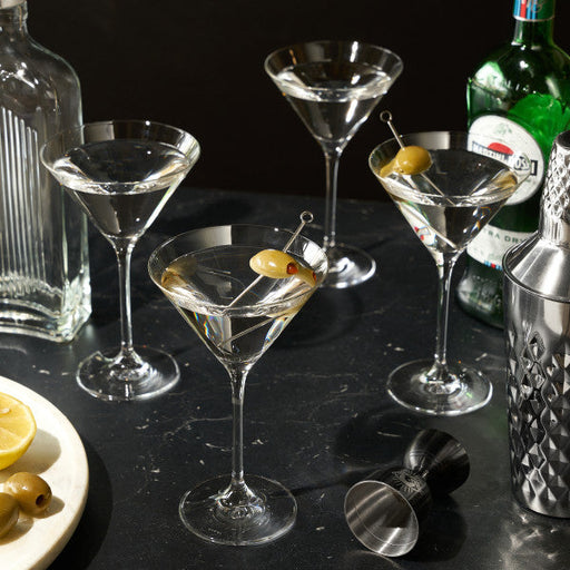 Reserve European Crystal Martini Glasses by Viski® (10105)