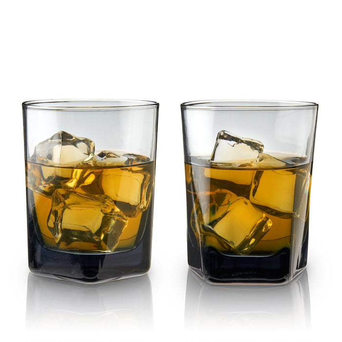 Smoke Double Old Fashioned Glasses by Viski® (9541)