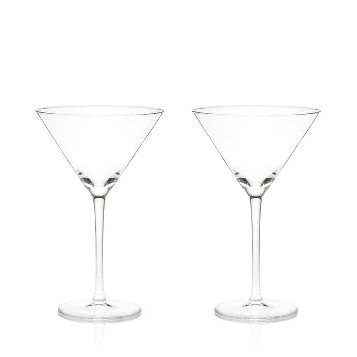 Stemmed Crystal Martini Glasses by Viski® (9129)