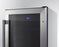 Summit - 15" Single-Zone ADA Compliant Beverage Center Stainless Steel - Glass Reversible Door (ALBV15CSS)