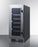 Summit - 15" 29-Bottle Single-Zone Black Cabinet w/ Stainless Steel Glass Door Frame Wine Cooler (CL155WC)