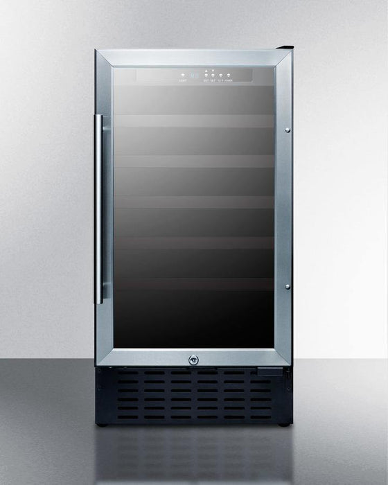 Summit - 18" 34-Bottle Dual-Zone ADA Compliant Wine Cooler (SWC1840BADA)