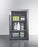 Summit - 19"  Shallow Depth ADA Compliant Glass Door Stainless Steel Frame Beverage Center, Reversible Door (SPR488BOSADA)